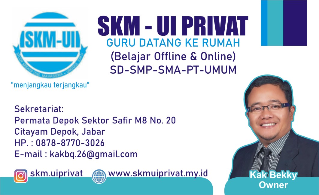 Sesi Pembelajaran Personal SKM-UI Privat
